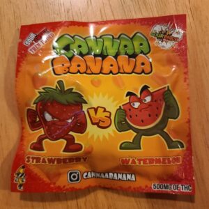 Cannaa Banana Gummies 500mg THC